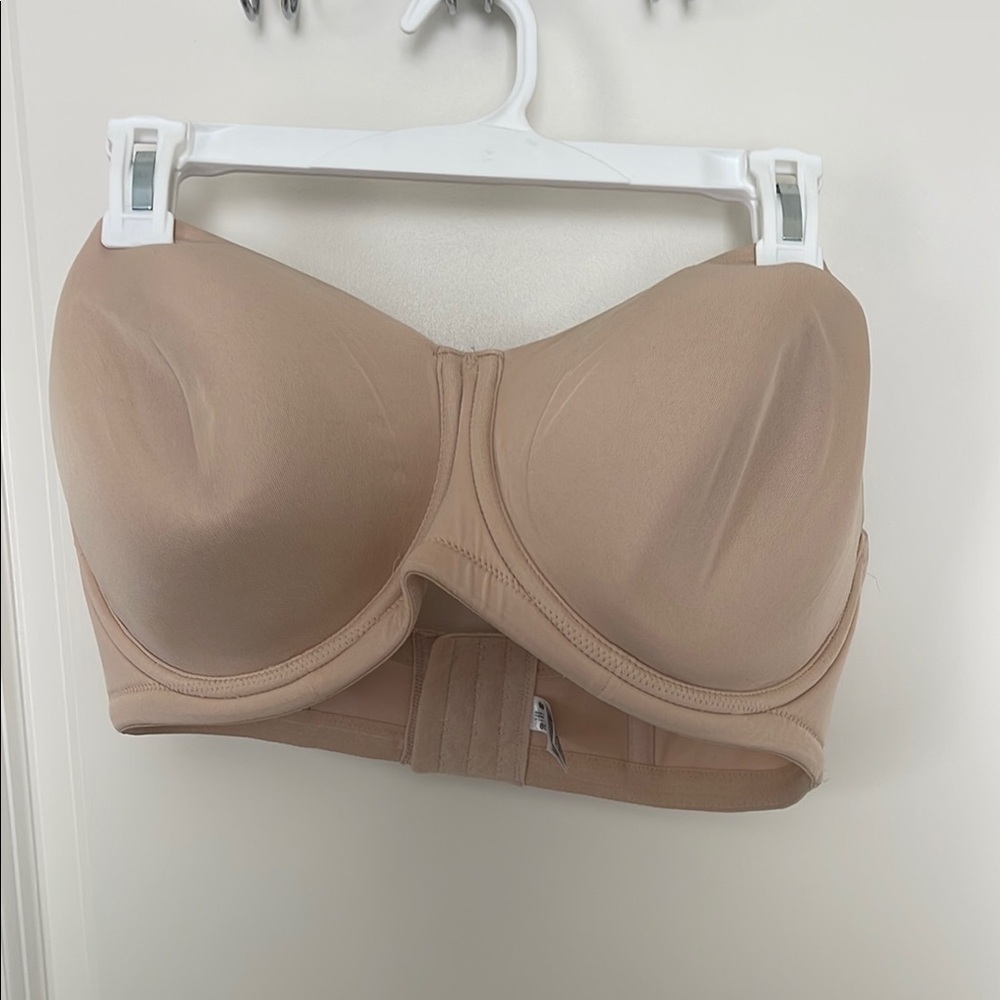 Wacoal Tan Strapless Bra with Underwire Support
